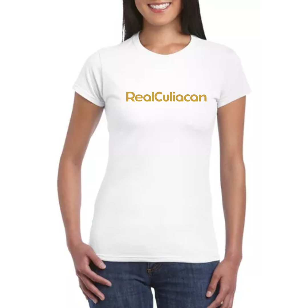 Playera Real Culiacán Color Blanco para Mujer